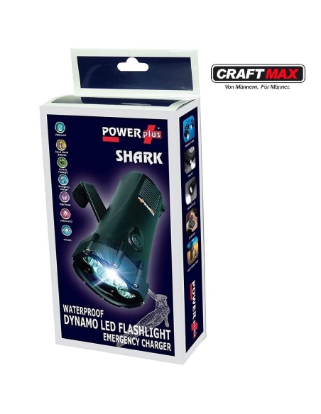POWERplus_Shark_WasserdichtesDynamoKurbelTaschenlampe_Galerie06