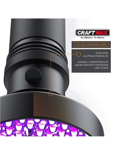 CRAFTMAX-LED-UV-Schwarzlicht-Ultraviolett-Leuchte-mit-100x-LED_Galerie01