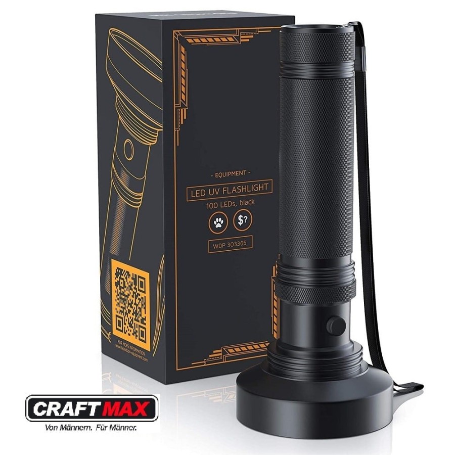 CRAFTMAX-LED-UV-Schwarzlicht-Ultraviolett-Leuchte-mit-100x-LED_Galerie04
