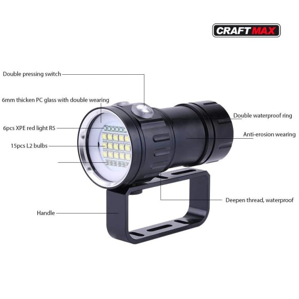 CRAFTMAX_TaucherTaschenlampe-18000Lm-500m-Reichweite-80m-IPX8_Galerie05