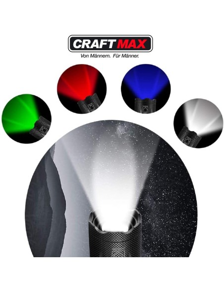 CRAFTMAX-Klarus-FH10-900-Lumen-Collimatorlampe-4-LED-rot-gruen-blau-weiss-Licht-IPX4-Wasserdicht-4