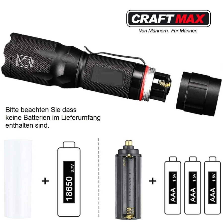CRAFTMAX-Klarus-FH10-900-Lumen-Collimatorlampe-4-LED-rot-gruen-blau-weiss-Licht-IPX4-Wasserdicht-5