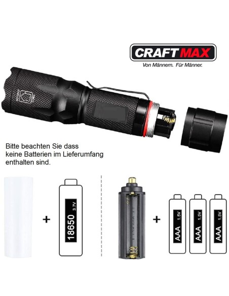 CRAFTMAX-Klarus-FH10-900-Lumen-Collimatorlampe-4-LED-rot-gruen-blau-weiss-Licht-IPX4-Wasserdicht-5