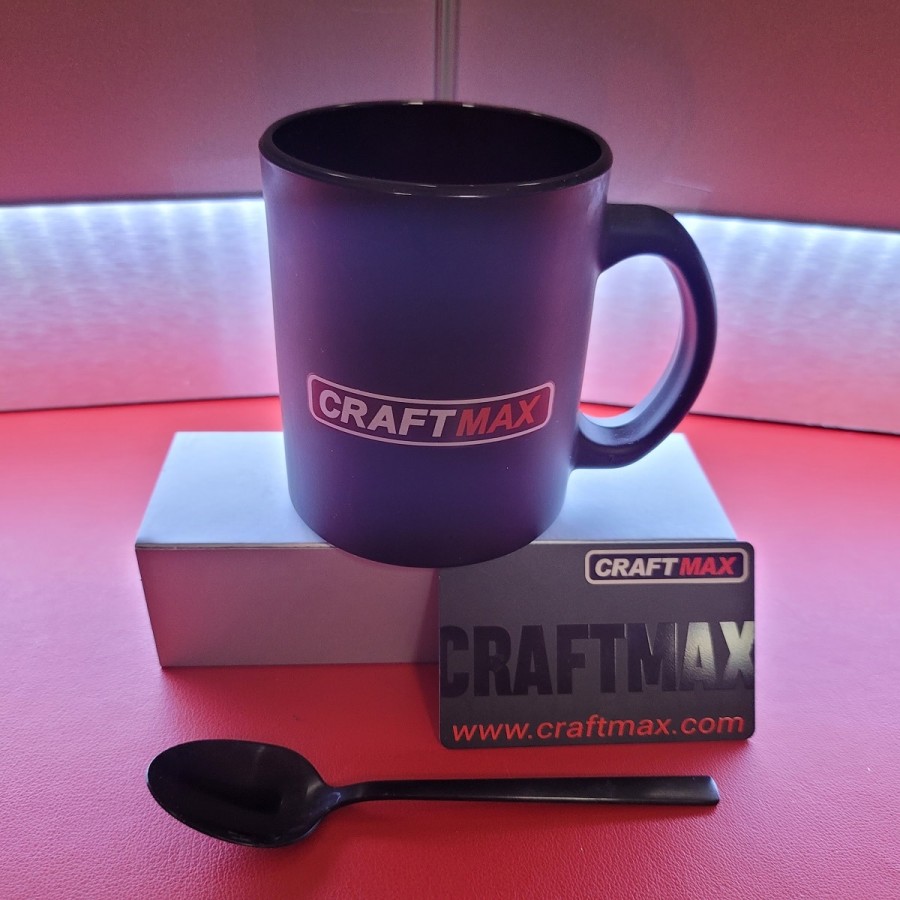 CRAFTMAX-Glashenkel-Becher-Glas-schwarz