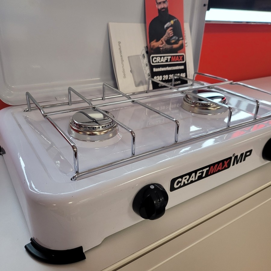 CRAFTMAX-mobiler-Gaskocher-2-flammig-Zuendsicherung-Gasschlauch-Gasregler-2