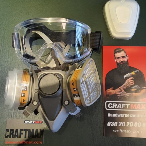 CRAFTMAX-Atemschutzmaske-Filter-Schutzbrille