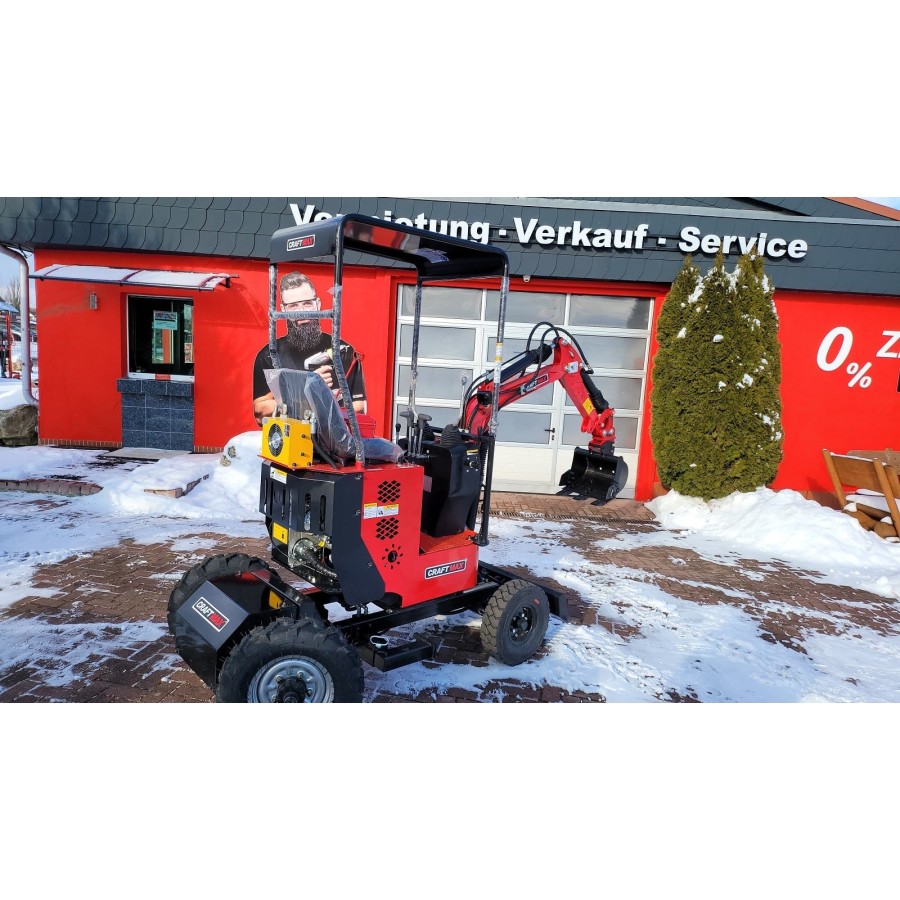 CRAFTMAX-crawler-Mini-Excavator-hydraulic-4-Rad-Antrieb-Schreit-Bagger-11
