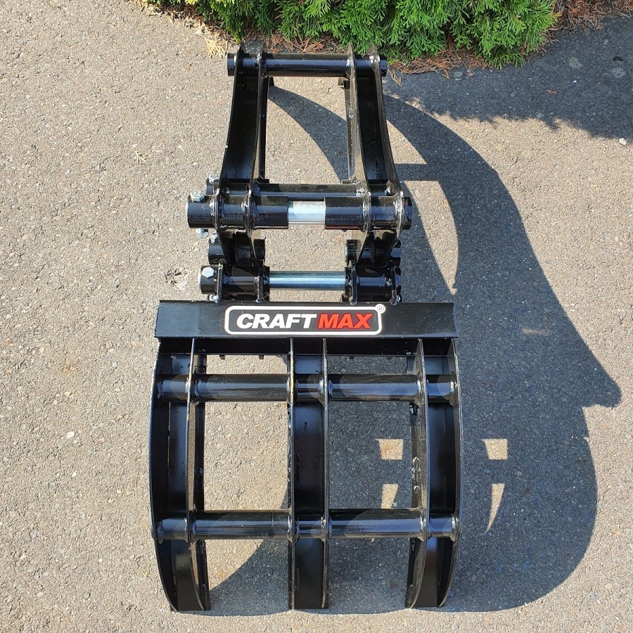 CRAFTMAX-Mini-Bagger-Zubehoer-Greifer-Baumstammheber-4