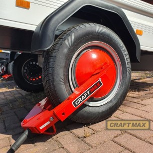 truckblockade-Radkralle-Parkkralle-fuer-PKW-Anhaenger-Trailer-Caravan-10-14Zoll-rot 2