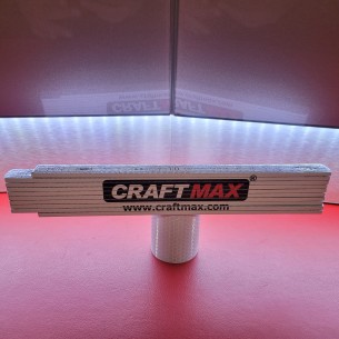 CRAFTMAX-Zollstock-2m-weiss-zweifarbige-Skala-1