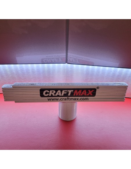 CRAFTMAX-Zollstock-2m-weiss-zweifarbige-Skala-1