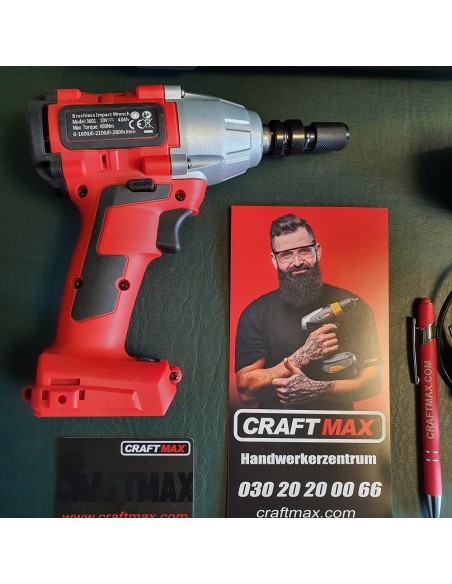 CRAFTMAX-Akku-Schlagschrauber-400-Nm-Akku-Ladegeraet-Koffer-3