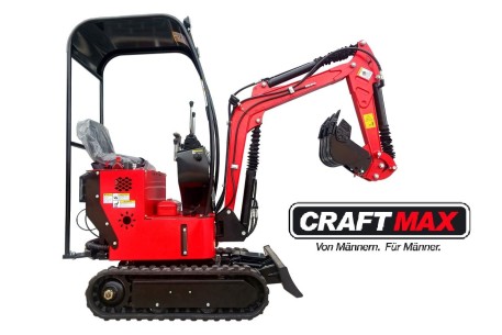 CRAFTMAX-Mini-Excavator-900hydraulic-560kg-Reisskraft 2