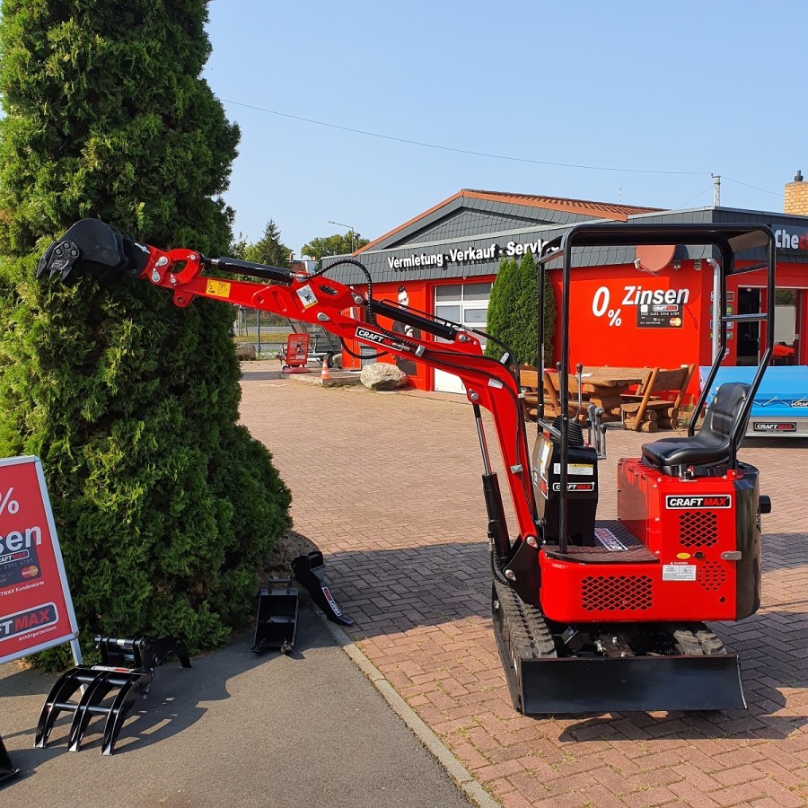 CRAFTMAX-Mini-Bagger-850hydraulic-1300-kg-Ausbrechkraft-560-kg-Reisskraft-8