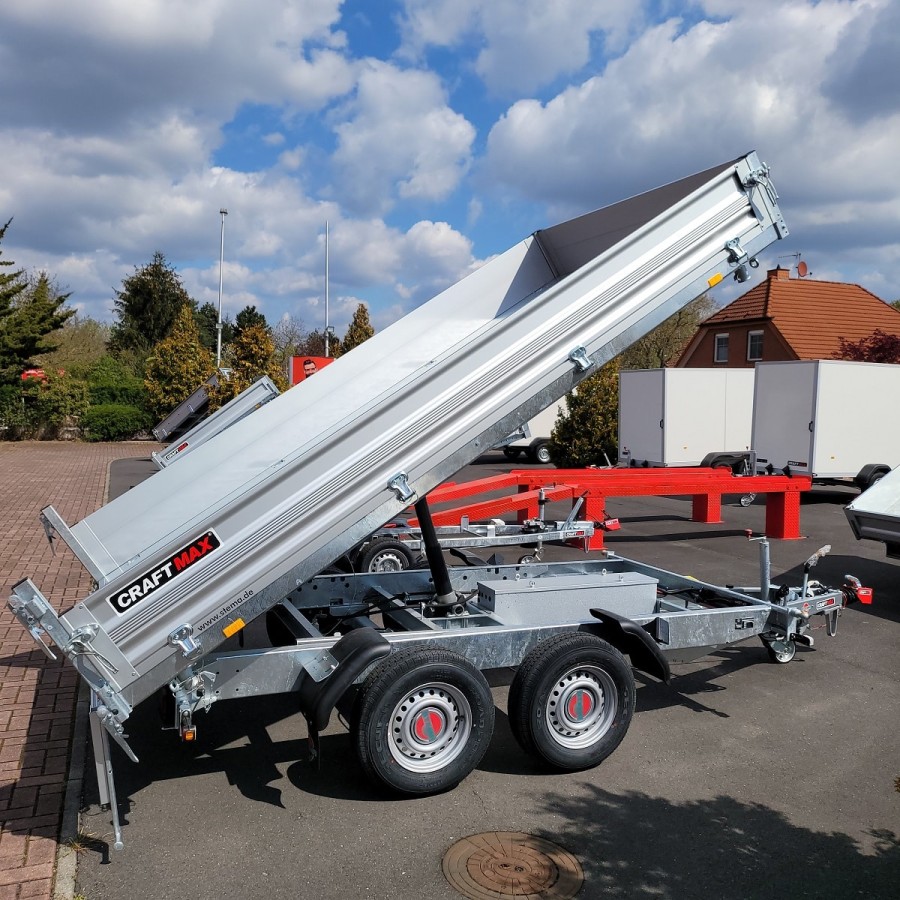 STEMA-3-Seiten-Kipper-TRIUS-3500-ALU-Bordwand-Pendelrueckwand-Elektropumpe-362×204x35cm