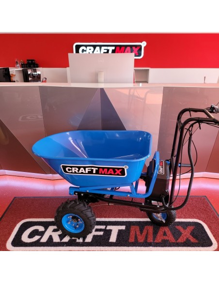 CRAFTMAX-blueworks-Elektrische-Schubkarre-48V-500W-Zuladung-230Kg-1