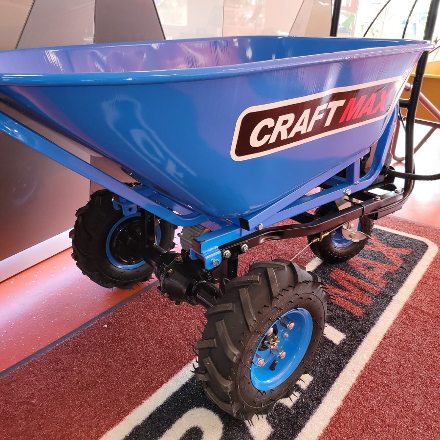 CRAFTMAX-blueworks-Elektrische-Schubkarre-48V-500W-Zuladung-230Kg-4