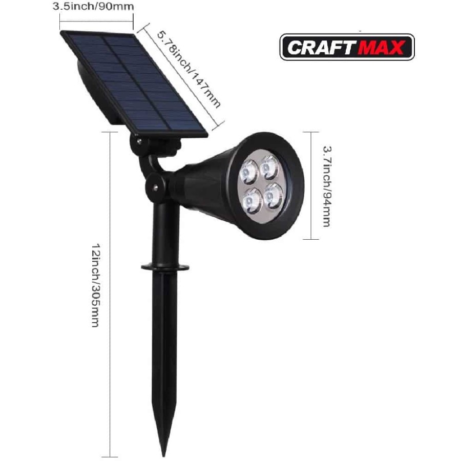 CRAFTMAX-SOLAR-green-LED-Gartenleuchte-Masse
