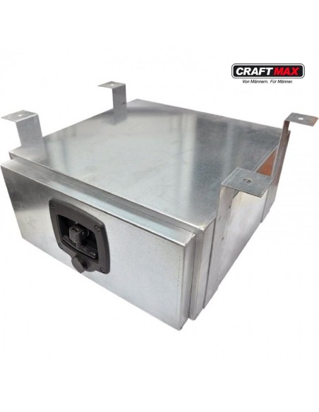 CRAFTMAX-Werkzeugkasten-Metall-verzinkt-mit-Buegelhalter-zur-Befestigung-unter-der-Anhaenger-Ladeflaeche