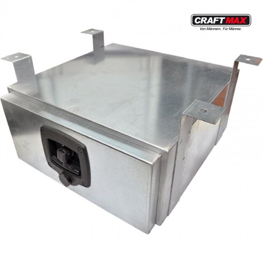 CRAFTMAX-Werkzeugkasten-Metall-verzinkt-mit-Buegelhalter-zur-Befestigung-unter-der-Anhaenger-Ladeflaeche