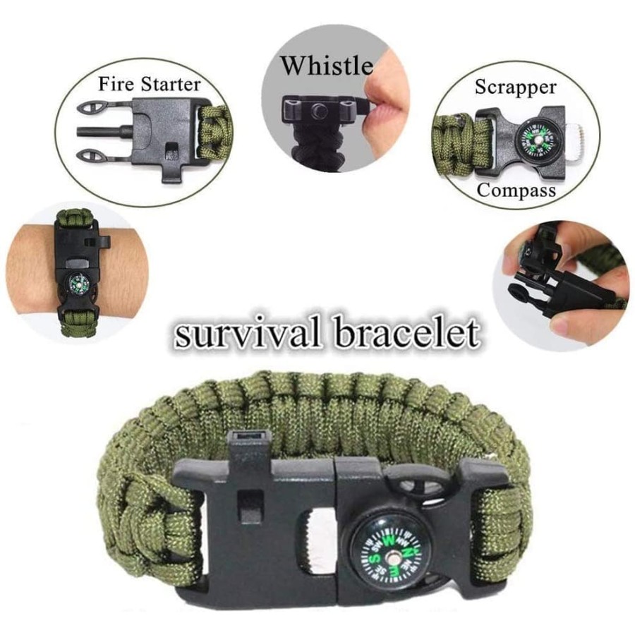 CRAFTMAX-Survival-Kit-Werkzeuge-Rettungsdecke-Taktikstift-Taschenlampe-Zange-Drahtsaege