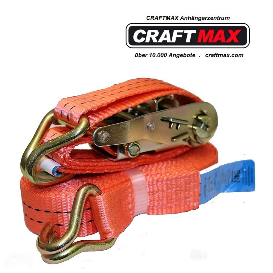 CRAFTMAX-belt-200-red-Zurrgurt-6m-x-35cm-Profi-Haken-Ratsche-Spitzhaken-2000-daN-10