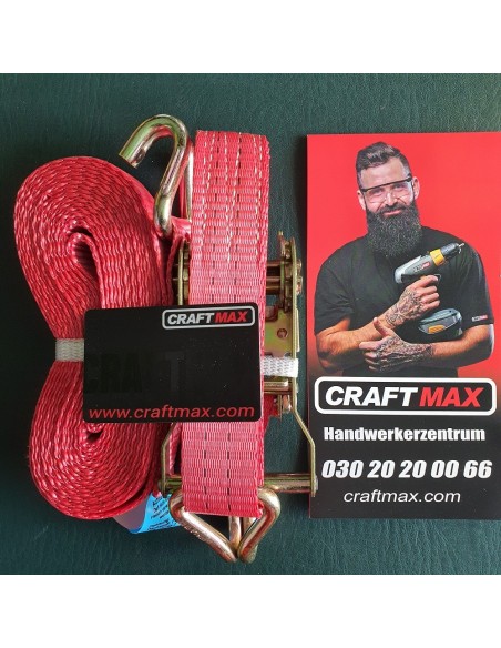 CRAFTMAX-belt-200-red-Zurrgurt-6m-x-35cm-Profi-Haken-Ratsche-Spitzhaken-2000-daN-1