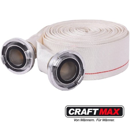 CRAFTMAX-Feuerwehrschlauch-mit-Storz-ALU-Bajonettverschluss-20m