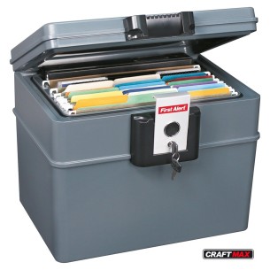 CRAFTMAX-First-Alert-Dokumentenbox-176-l-feuerfest-wasserdicht