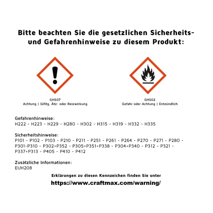 CRAFTMAX-TW1000-Lady-Gefahrenhinweise