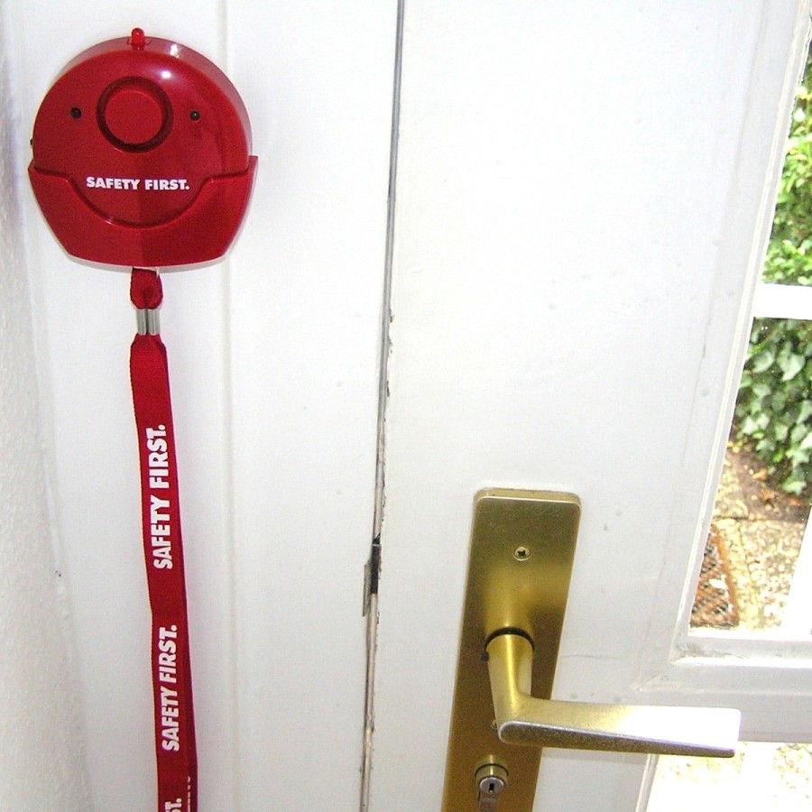 CRAFTMAX-red-allert-Notfallalarm-Panikausloeser-Tuer-LED-signalrot