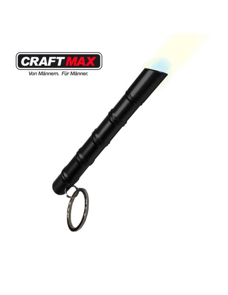 CRAFTMAX-light-defender-Kubotan-mit-scharfer-Spitze-LED-Taschenlampe