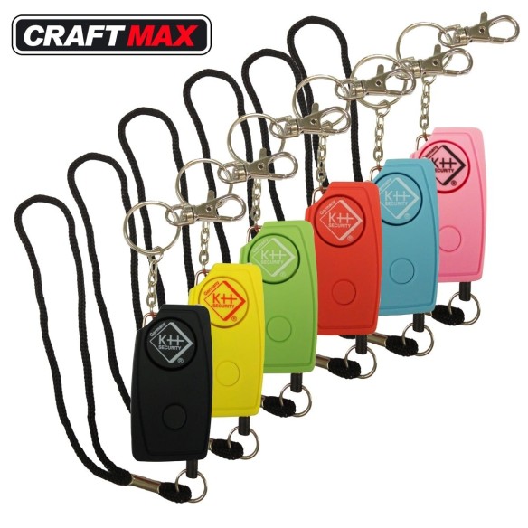 CRAFTMAX-24-7-soft-touch-Personenschutzalarm-extrem-Alarmton-LED-Lampe-Farbauswahl