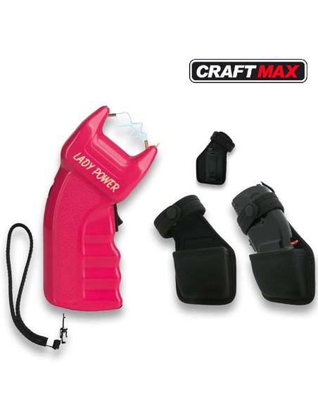 CRAFTMAX-Lady-Power-Elektroschocker-200.000-Volt-inkl.-Batterien-mit-Holster-1