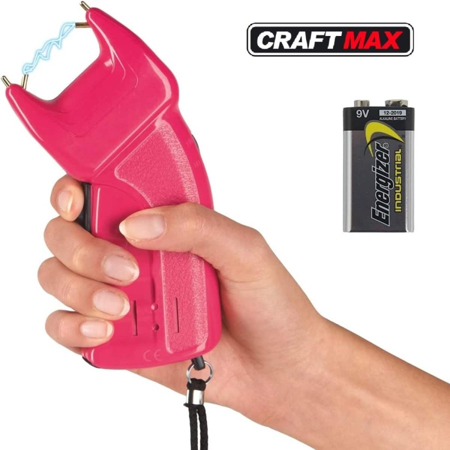 CRAFTMAX-Lady-Power-Elektroschocker-200.000-Volt-inkl.-Batterien-mit-Holster-2