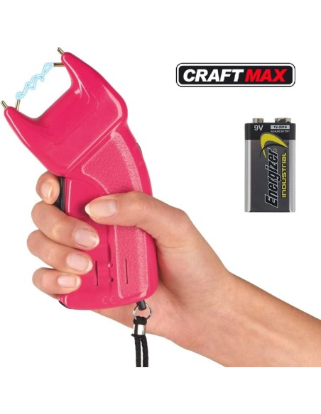 CRAFTMAX-Lady-Power-Elektroschocker-200.000-Volt-inkl.-Batterien-mit-Holster-2