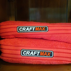 CRAFTMAX-Handtuch-Baumwolle-rot-50x100cm-1