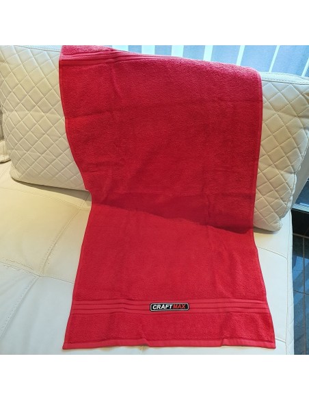 CRAFTMAX-Handtuch-Baumwolle-rot-50x100cm-3
