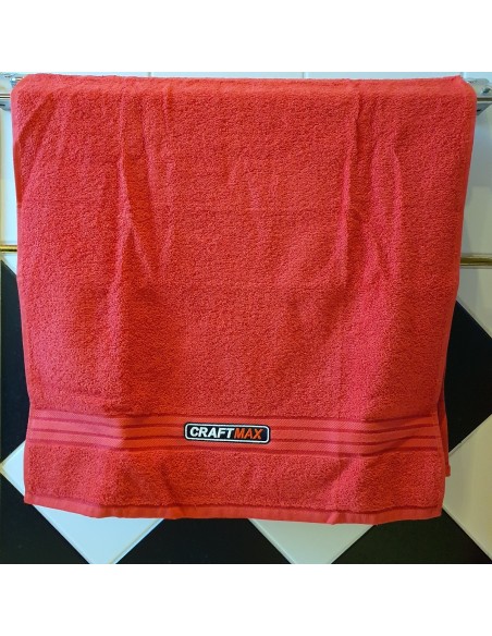 CRAFTMAX-Handtuch-Baumwolle-rot-50x100cm-4