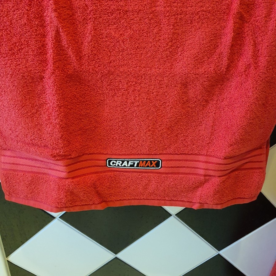 CRAFTMAX-Handtuch-Baumwolle-rot-50x100cm-5