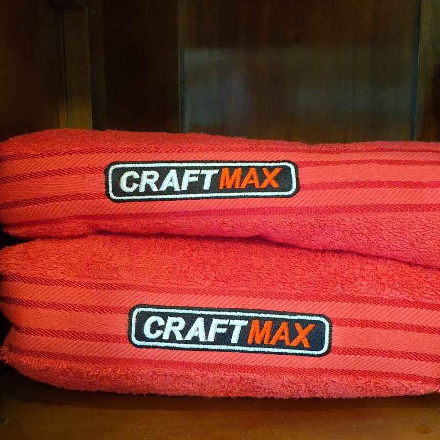 CRAFTMAX-Handtuch-Baumwolle-rot-50x100cm-1