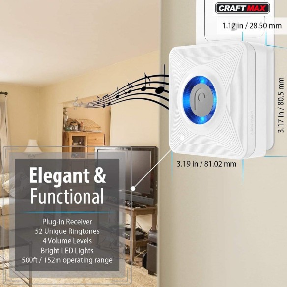 CRAFTMAX-Wireless-Durchgangsmelder-150m-Reichweite-versch.-Melodien-1