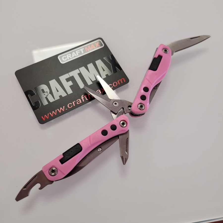 CRAFTMAX-pink-lady-compact-Multitool-Taschenmesser-Schere-2