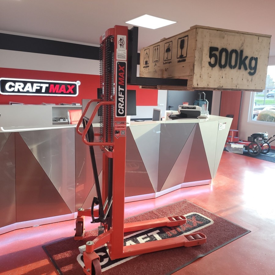 CRAFTMAX-Hydraulischer-Lift-manuell-Hubhoehe-1610mm-Tragfaehigkeit-500kg-2