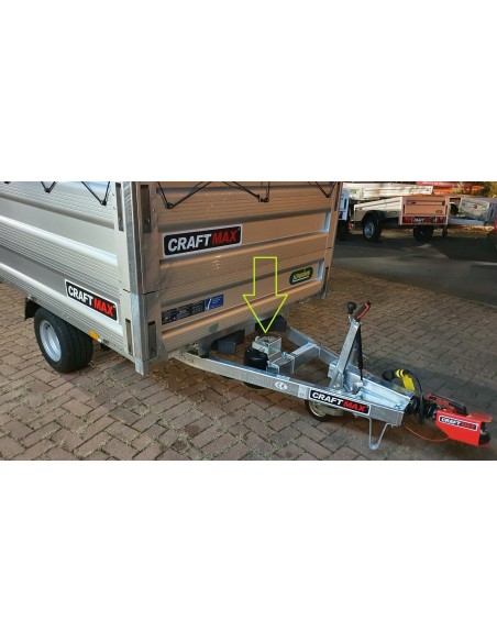 CRAFTMAX-Heckkipper-1.350Kg-Stahlboden-V-Deichsel-85cm-Alu-Bordwaende-10-Zoll-100kmh-2