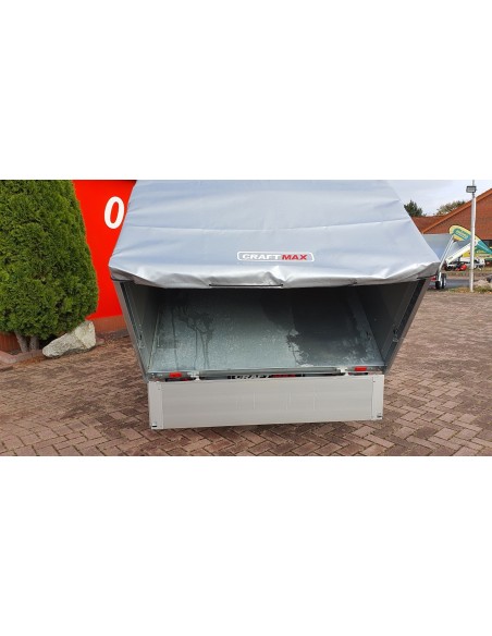 CRAFTMAX-Heckkipper-1350Kg-Stahlboden-V-Deichsel-85cm-Alu-Bordwaende-10-Zoll-100kmh-16