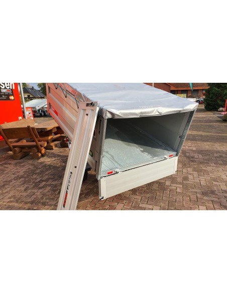 CRAFTMAX-Heckkipper-1350Kg-Stahlboden-V-Deichsel-85cm-Alu-Bordwaende-10-Zoll-100kmh-15