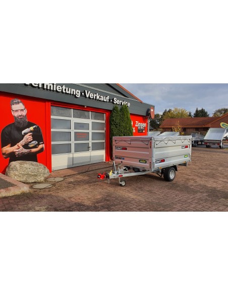 CRAFTMAX-Heckkipper-1350Kg-Stahlboden-V-Deichsel-85cm-Alu-Bordwaende-10-Zoll-100kmh-13