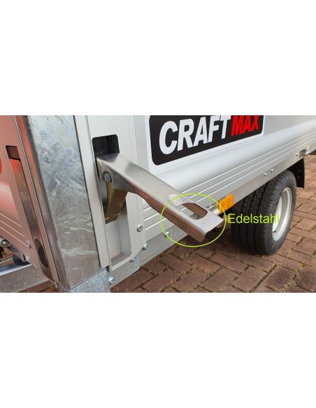 CRAFTMAX-Heckkipper-1350Kg-Stahlboden-V-Deichsel-85cm-Alu-Bordwaende-10-Zoll-100kmh-11