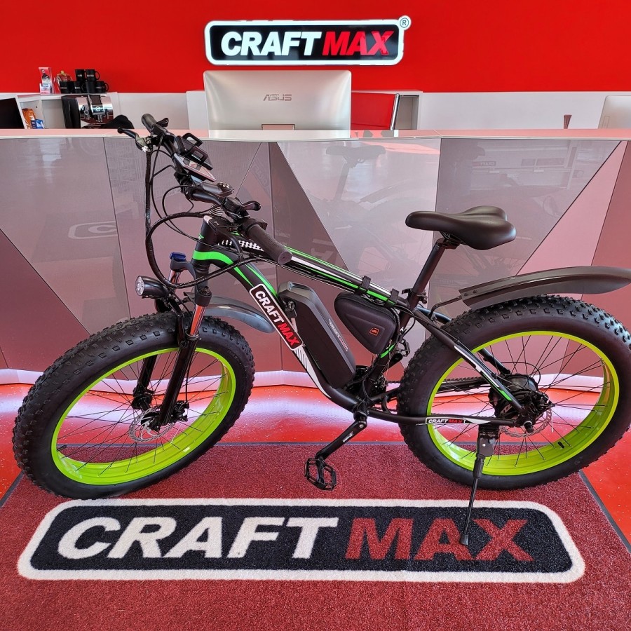 CRAFTMAX-fatboy-Elektrofahrrad-Mountainbike-26Zoll-E-Bike-48V-17Ah1000W-Lithium-Akku-Shimano-21-Gang-Vollfederung-hydraulische-S